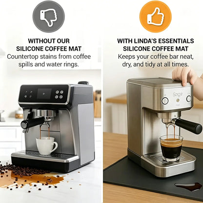 2-in-1 Silicone Coffee Bar Drying Mat