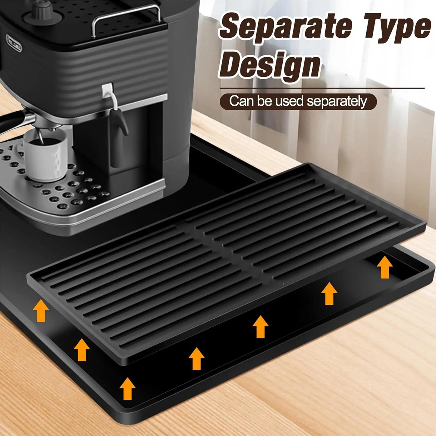 2-in-1 Silicone Coffee Bar Drying Mat