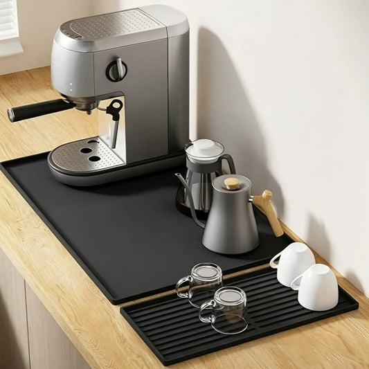 2-in-1 Silicone Coffee Bar Drying Mat